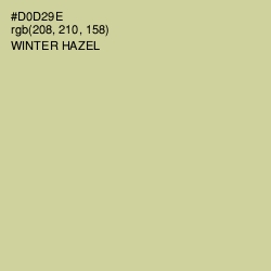 #D0D29E - Winter Hazel Color Image